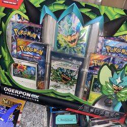 Pokemon Cards:Ogerpon Ex Premium Collection Box 
