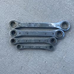 4- MAC Metric Ratcheting Wrenches 