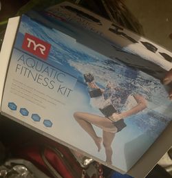TYR Aquatic Fitness Kit, Gloves, Dumbbells Training Belt