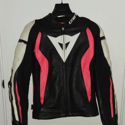Dainese 42 Women's Leather Motorcycle Jacket