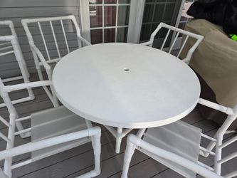 Deck furniture.