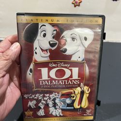 DISNEY 101 DALMATIONS PLATINUM 2 DISC  DVD SET