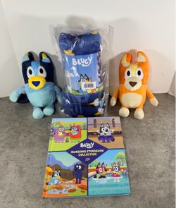Bluey Kids Bundle – Plush, Blanket & Storybook