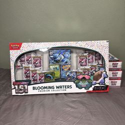 Pokemon 151 Blooming Waters Premium Collection NEW Sealed