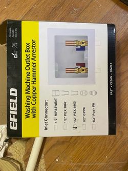 EFIELD Washing Machine Outlet Box