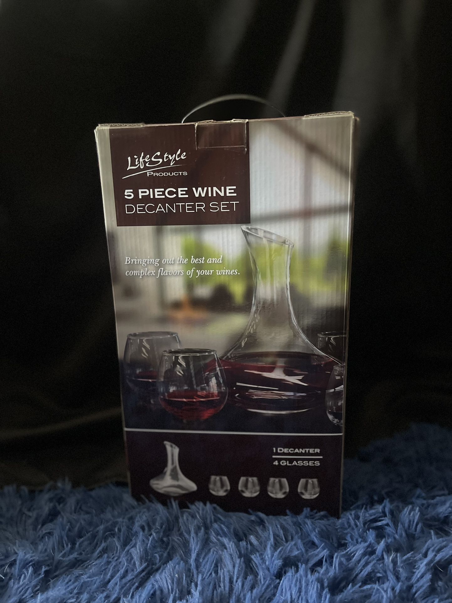 5piece Wine Decanter Set