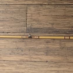 Heddon Pal Wormer # 6277 5 1/2 foot vintage fishing rod and Zebco 808 reel sold separately
