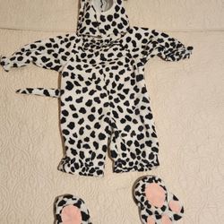 Baby Dalmatian Dog Costume 6-12 Months Handmade