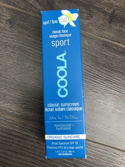 Coola organic sunscreen brand new