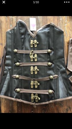 Corset back and brown