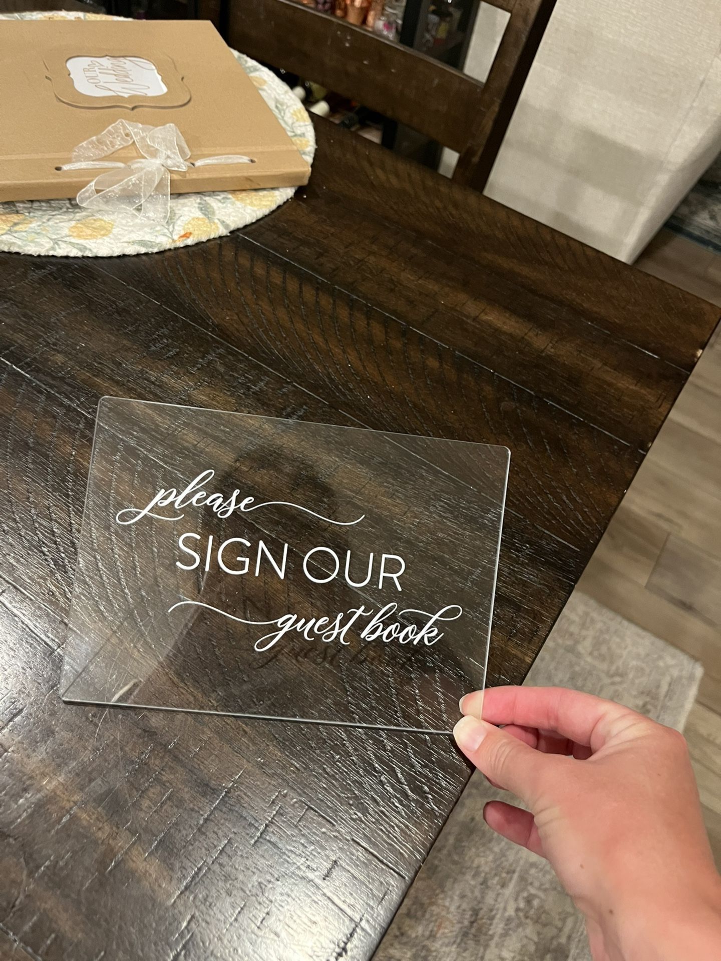 Sign Our Guest Book Sign