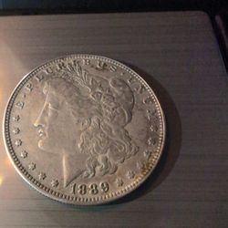 1889-CC Morgan Silver Dollar Coin, Rare, Key Date. Fresh Estate Find!