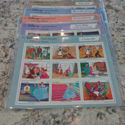 Disney Classics Fairytales In Postage Stamps 