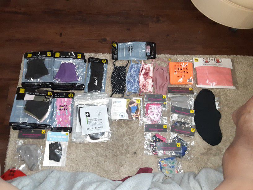 Face Mask Huge Lot All New