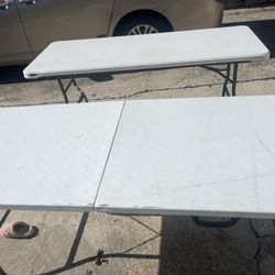 Table White 6 Foot Like New ,clearance Moving 