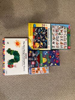 Kids Puzzles and Board Game Bundle
