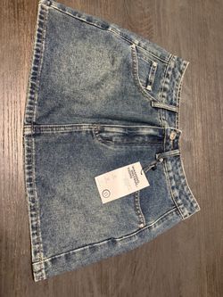 Blue Denim Mini Skirt Size XS