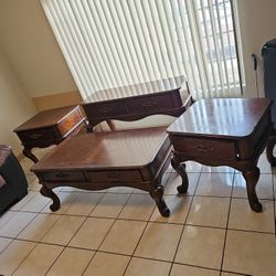 Living Room 2 Side Table Coffee Table And Longside Table