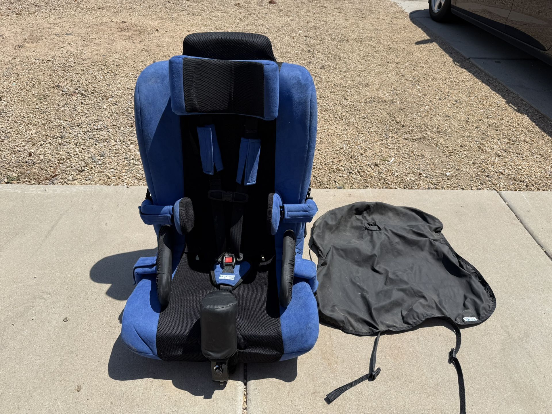 Inspire By Drive Spirit Plus Medical Speciality Kids Blue Car Seat Model: CSS-2401L-RB