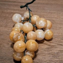 Antique Italian Alabaster Grapes