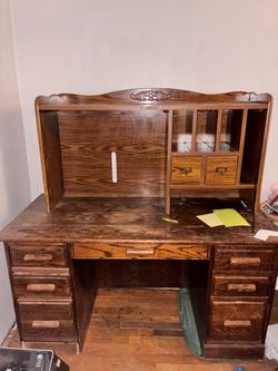Wooden desk