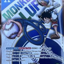 I am BUYING DODGER LUFFY PROMO SEALED OR UNSEALED