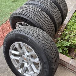 Chevy Silverado Rims 6 Birlos Like New Rom Tries 