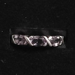 Silver Amethyst Ring