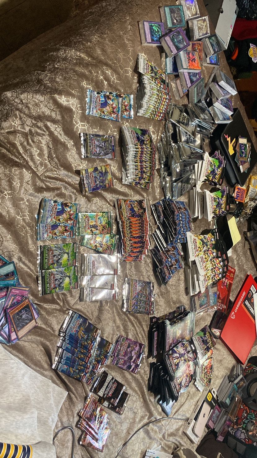 Yugi-oh Cards On Deck.