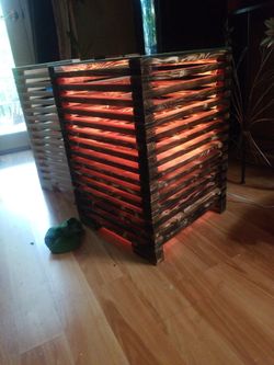 Handmade led Lamp Tables 