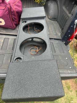 Dual 12" Shallow Mount Ported Subwoofer Enclosure