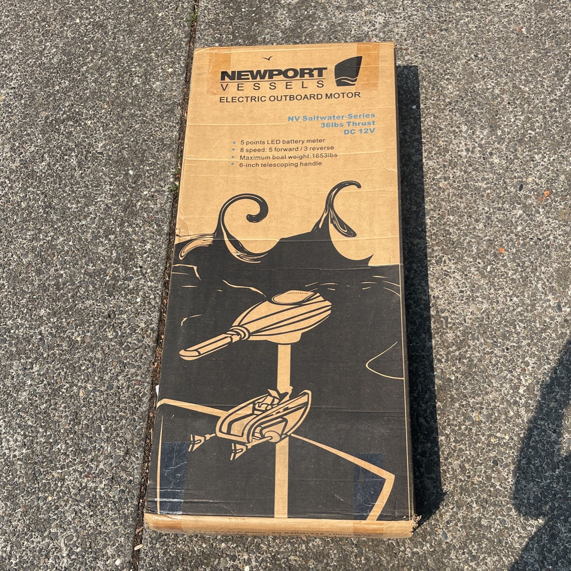 NEWPORT VESSELS ELECTRIC OUTBOARD MOTOR