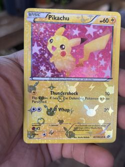 Pikachu RC7/RC25 Legendary Treasures Radiant Collection Pokemon TCG LP holo rare