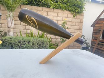 Wood Wooden Wine Bottle Balance Board Stand Display