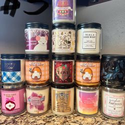 Bath and body works candles