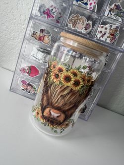 Cow 16oz Libbey Glass
