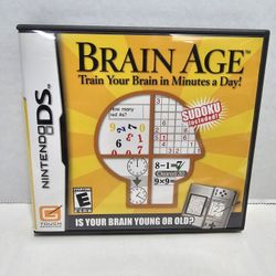 Brain Age: Train Your Brain in Minutes a Day (Nintendo DS, 2006) CIB CLEAN