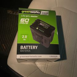 60 Volt Max 2 Ah Rechargeable  Lithium  Ion  ( Li Ion) Cordless  Power Equipment Battery 