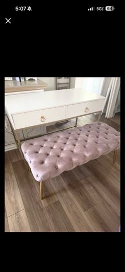 Vanity & Ottoman Pair