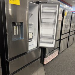 New 25 cu. ft. Mega Capacity Counter Depth 4-Door French Door Refrigerator with Four Types of Ice