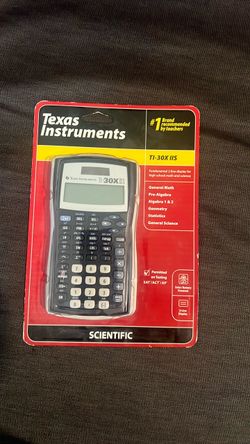 TI-30X calculator