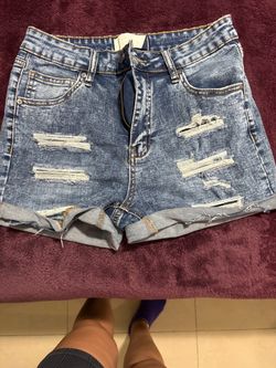Women denim shorts