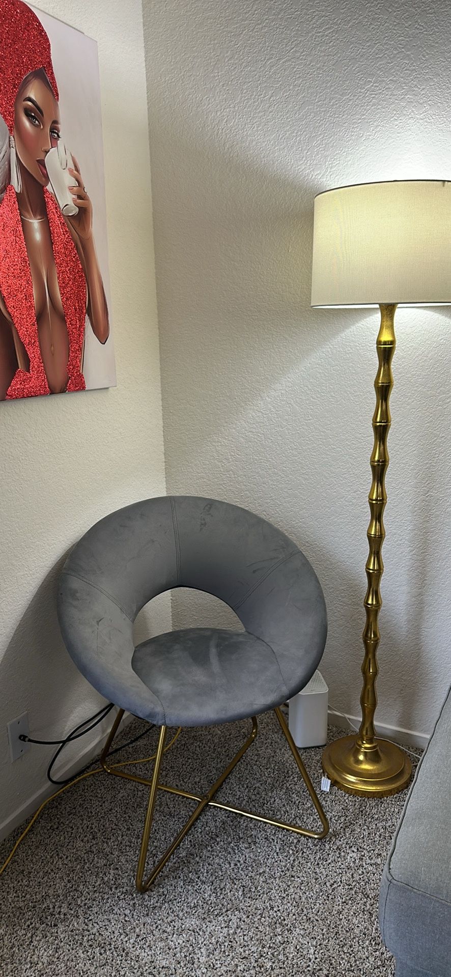 Lamp & Chair