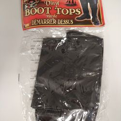 Boot Tops: costume
Vinyl Boot Tops Halloween costume. Pirate. New. Sealed. Buccaneer. Color black