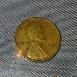 1937 Wheat Penny