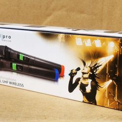 Professional Wireless Mic Set Dual Handheld Microphone USB Receiver Karaoke DJ Live Vocal 🚨 Payment Options Available 🚨 No Credit Needed 🚨 