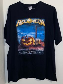 Helloween United Forces 2022 Latin America Tour Dates T-shirt Size 2XL Mens