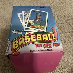 1989 Tops Bubble Gum Cards & 1989 Fleer & Many More Baseball Cards 