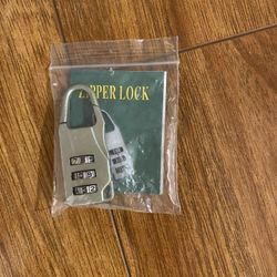 Luggage Combination Lock Padlock Zipper Backpack  Alloy Safe