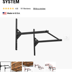 Rogue pull up bar for weight training
